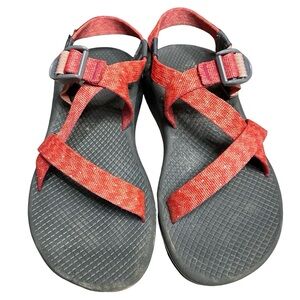 Chaco Cloud Orange Strappy Sandals Size 8 Women’s Water Gorpcore Hiking Summer